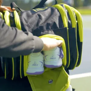 JOOLA Tour Elite Pickleball Bag (Black/Light Blue)