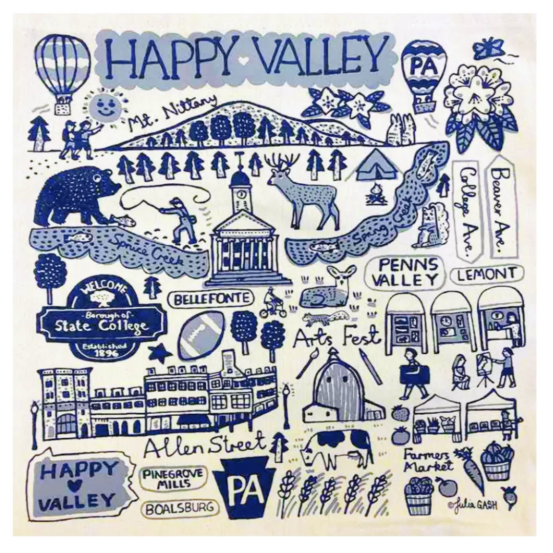 Julia Gash Happy Valley Canvas Slim Tote