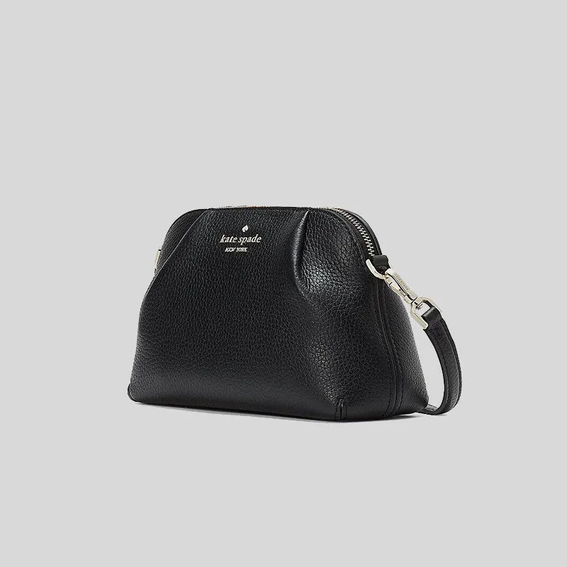 Kate Spade Dumpling Small Convertible Crossbody with Wristlet Strap Black RS-KA576
