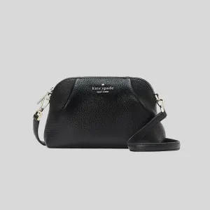 Kate Spade Dumpling Small Convertible Crossbody with Wristlet Strap Black RS-KA576