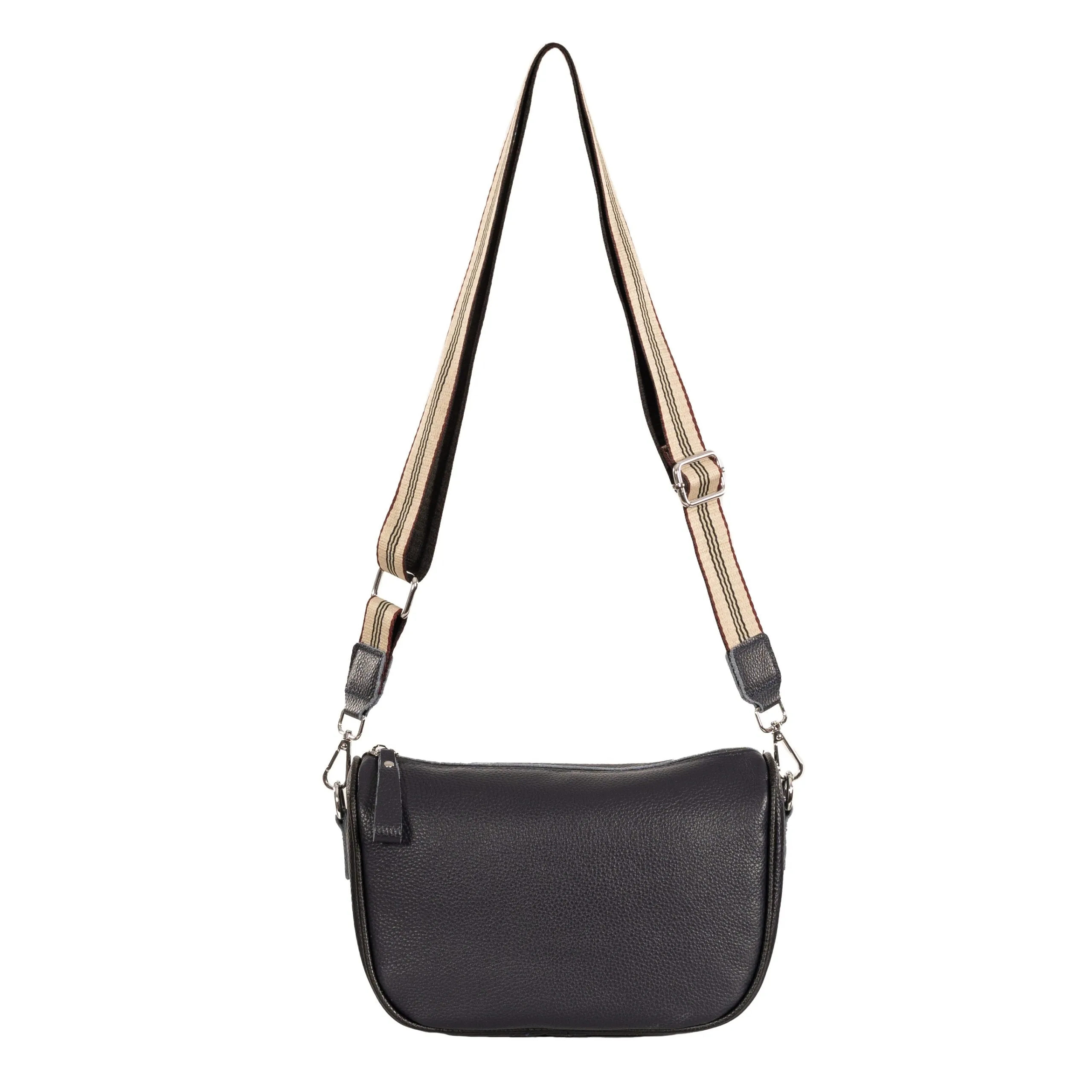 Keira Leather Bag – Navy