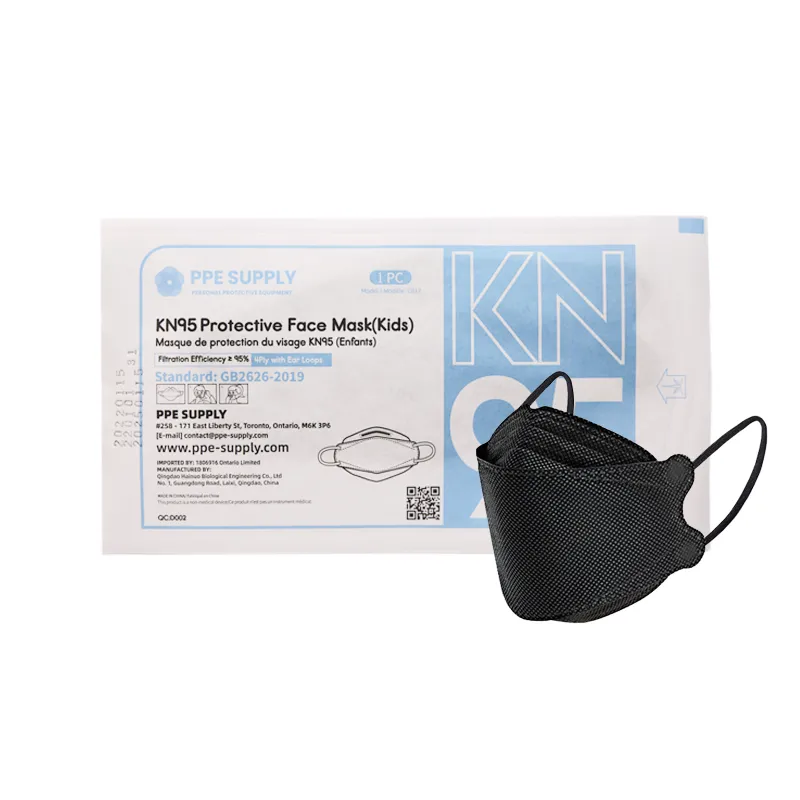 Kids/Teen KN95 Respirator Face Mask Individually Sealed