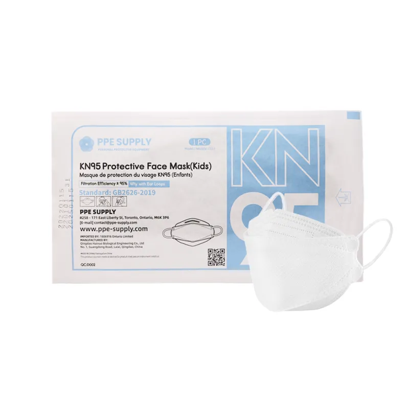 Kids/Teen KN95 Respirator Face Mask Individually Sealed