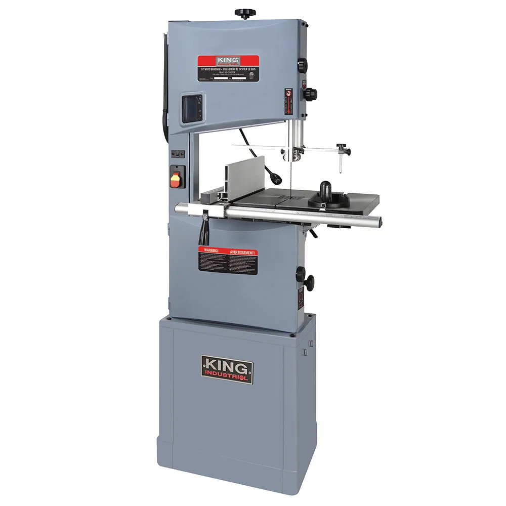 King KC-1402FX 14" Wood Bandsaw w/ Circle Cutter