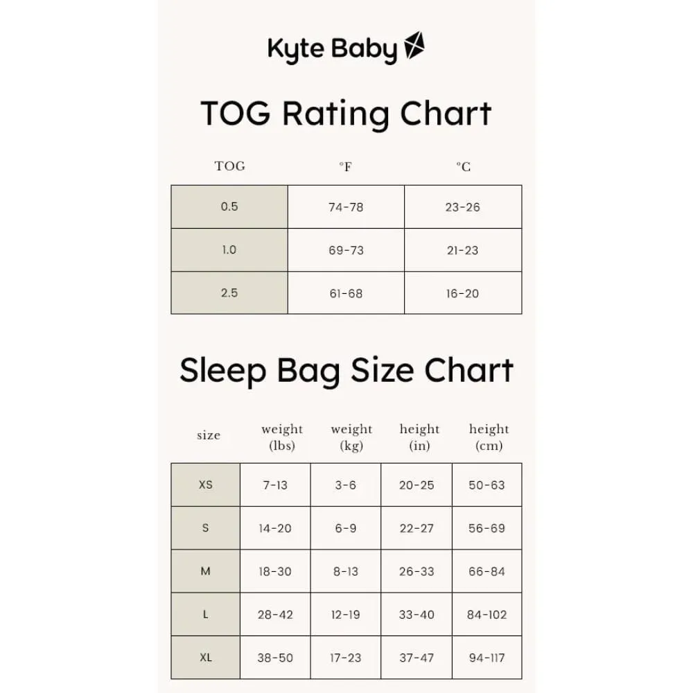 Kyte Baby Sleep Bag 1.0 Tog - Currant