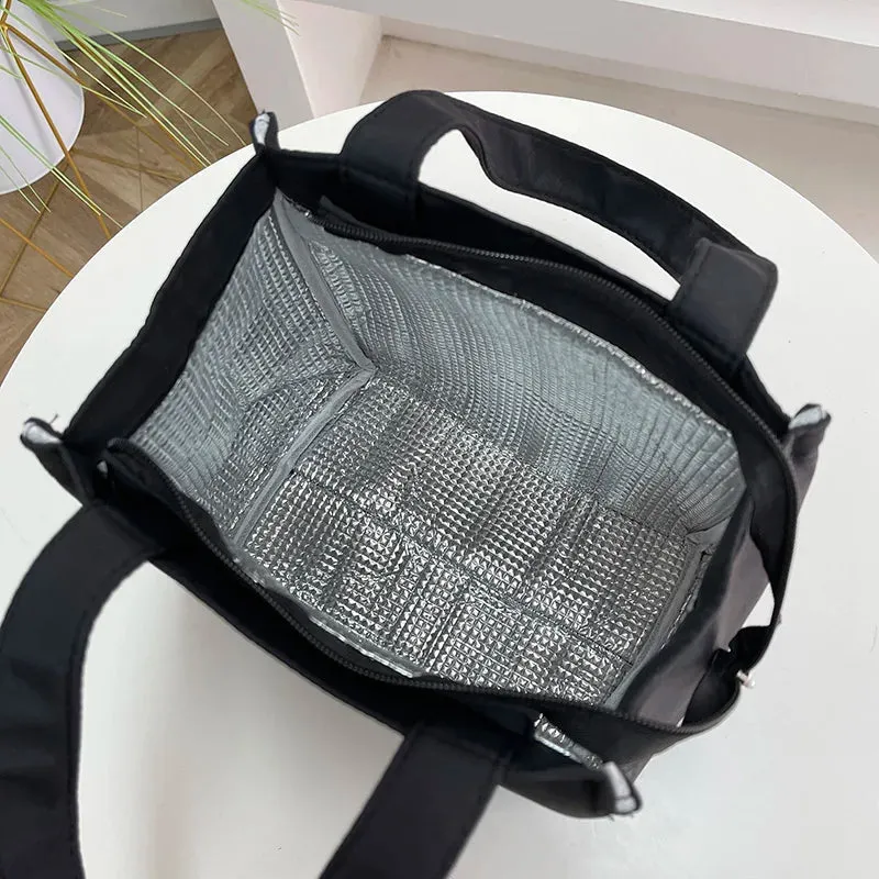 Large Capacity Lunch Bag with Aluminum Foil Insulation