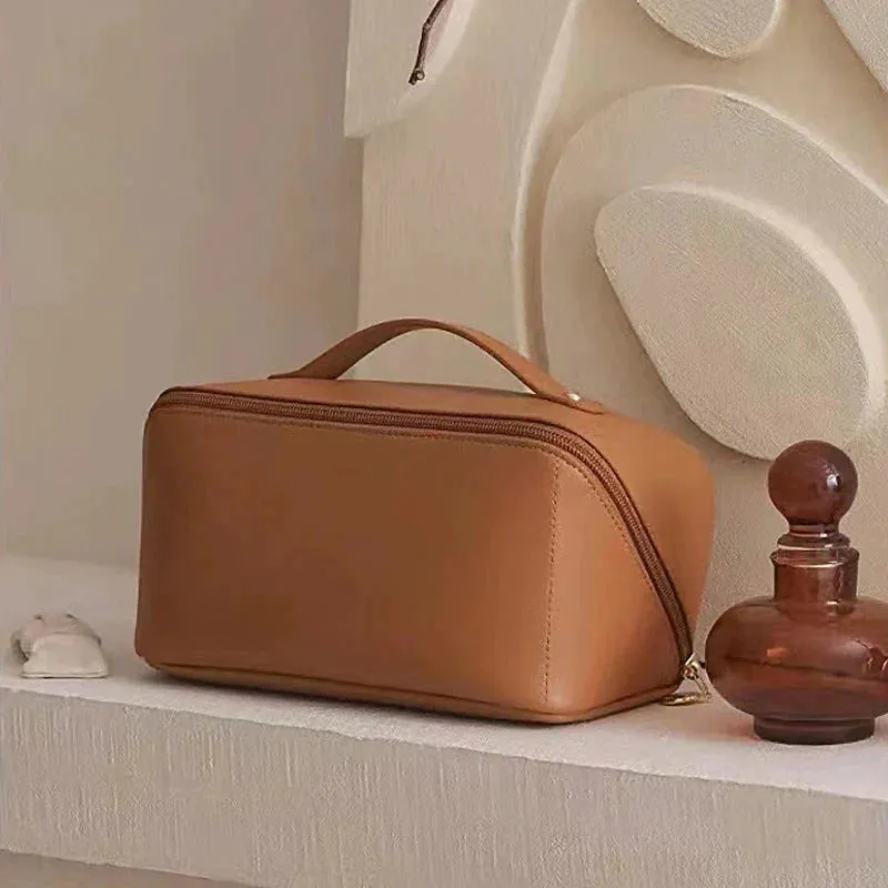 Large capacity makeup bag for travel
