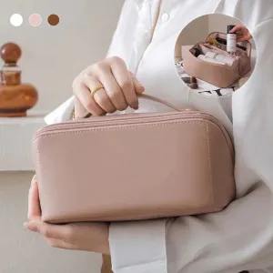 Large capacity makeup bag for travel