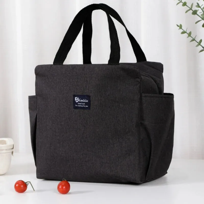 Large Capacity Waterproof Lunch Box - Convenient Heat Preservation Bento Bag for Men and Women