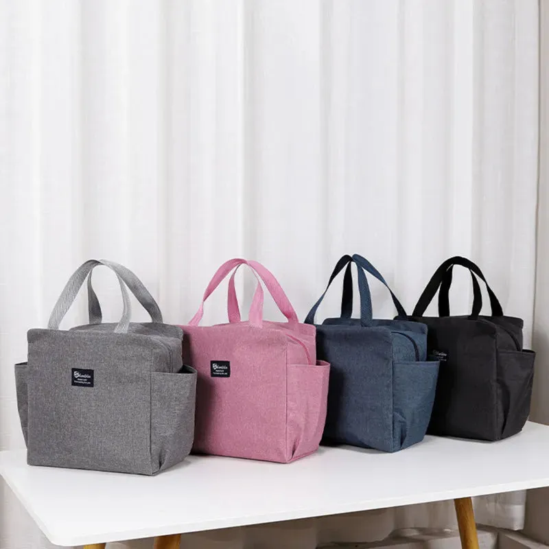 Large Capacity Waterproof Lunch Box - Convenient Heat Preservation Bento Bag for Men and Women