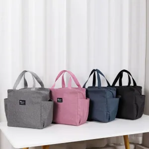 Large Capacity Waterproof Lunch Box - Convenient Heat Preservation Bento Bag for Men and Women