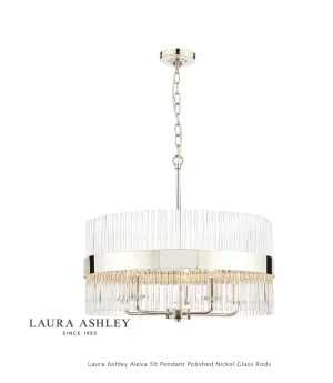 Laura Ashley Alexa 5 Light Pendant Ceiling Light LA3689240-Q