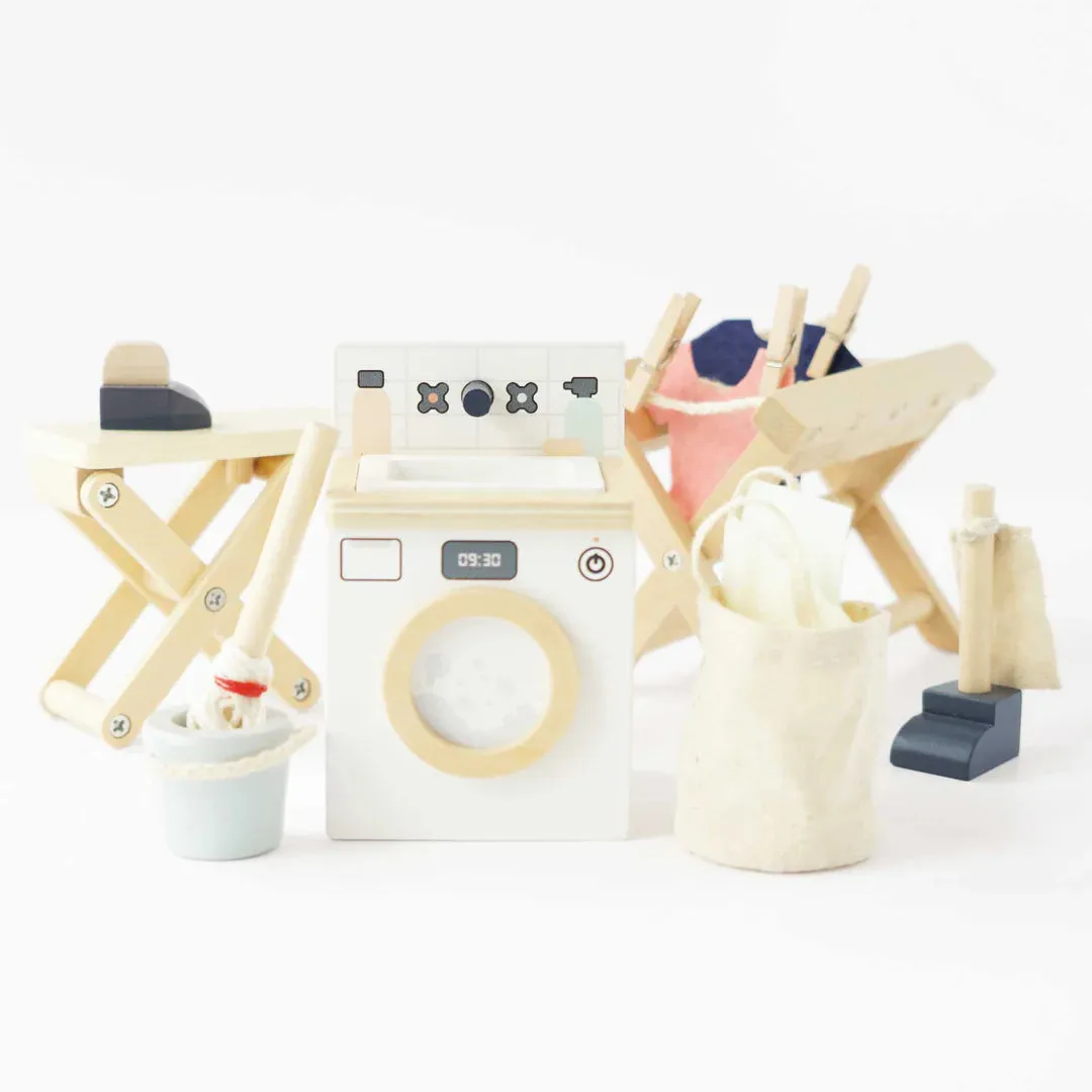Le Toy Van Wooden Doll House Laundry Room