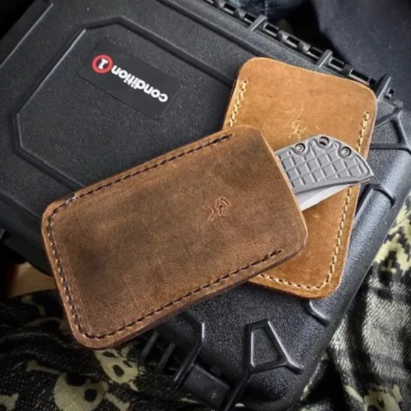Leather Slip Pouch
