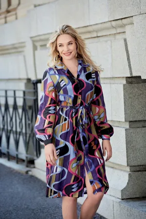 LEWIS Printed Shirt Dress