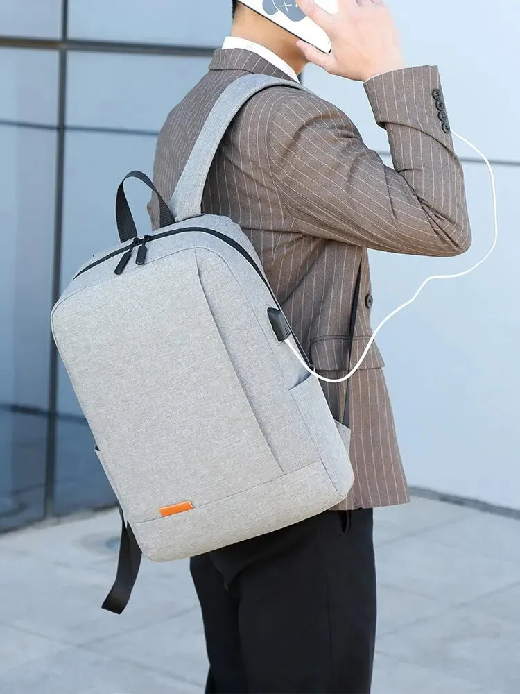 Lightweight 15.6 Inch USB Charging Laptop Backpack