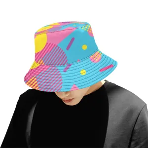 LOUD 90s Wallpaper Print Men's All Over Print Bucket Hat