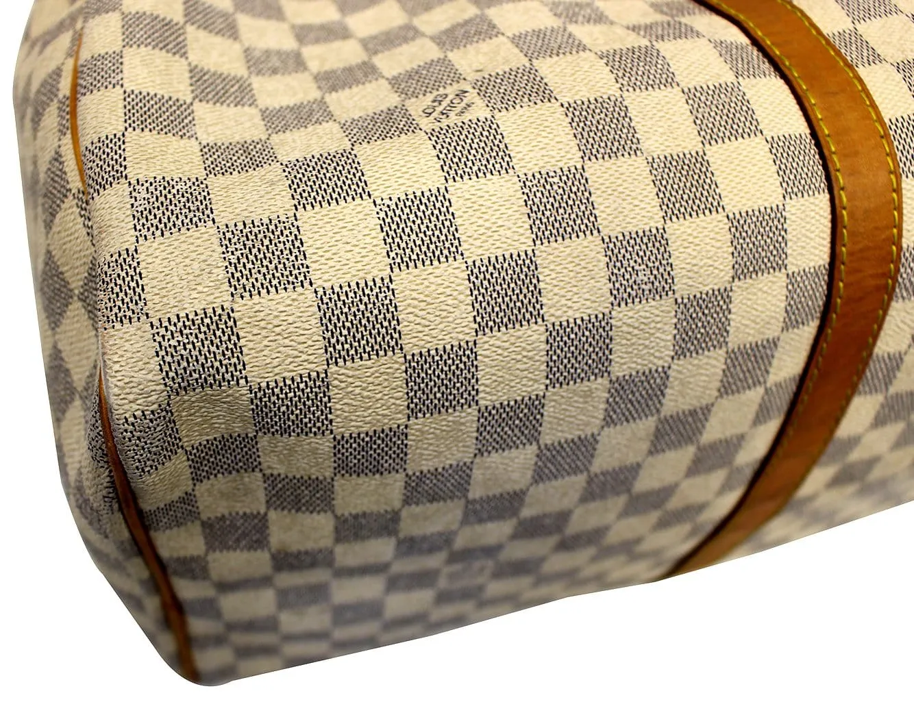 LOUIS VUITTON Damier Azur Keepall 50 Travel Bag