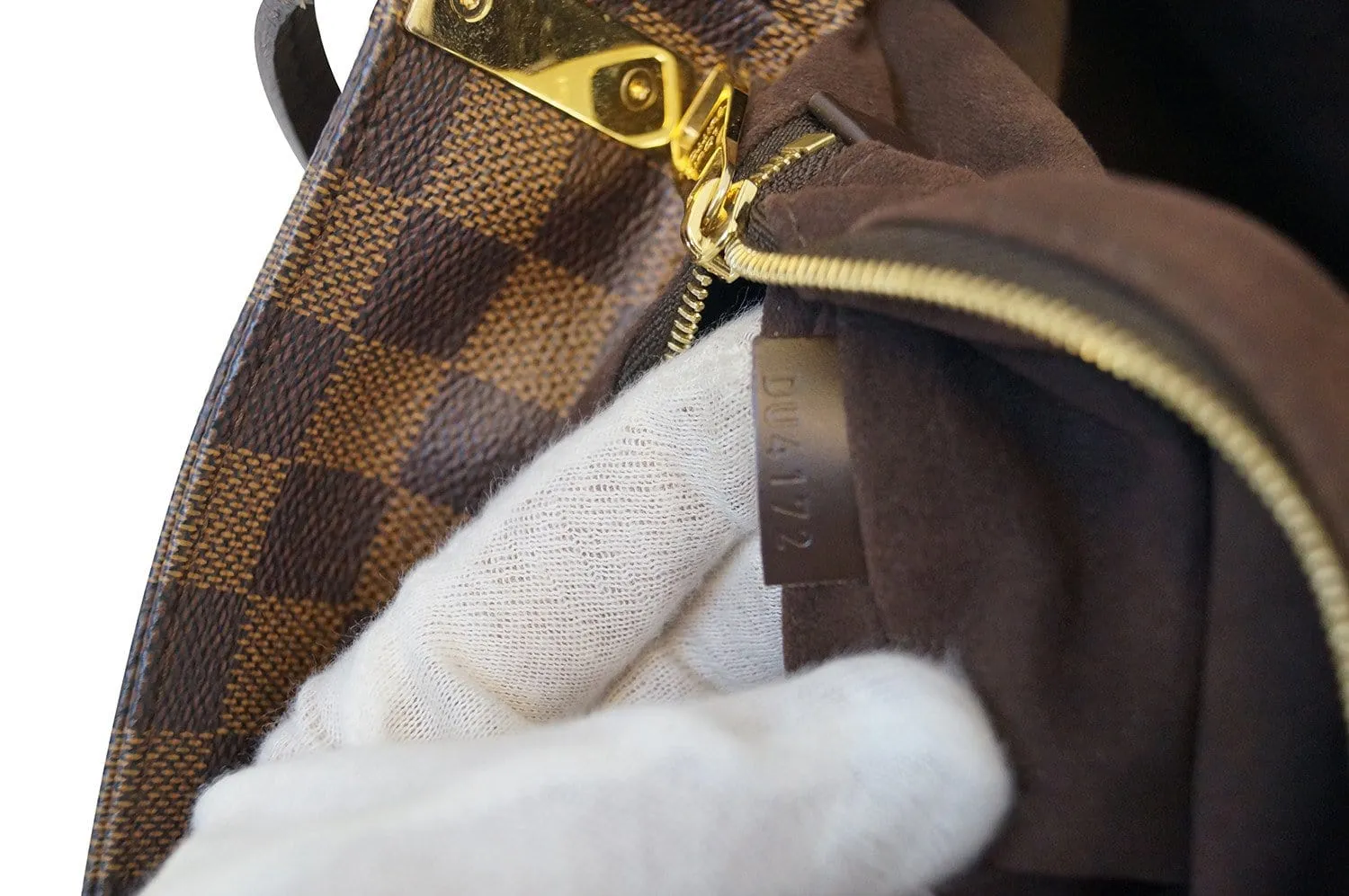 LOUIS VUITTON Damier Ebene Marylebone GM Shoulder Handbag
