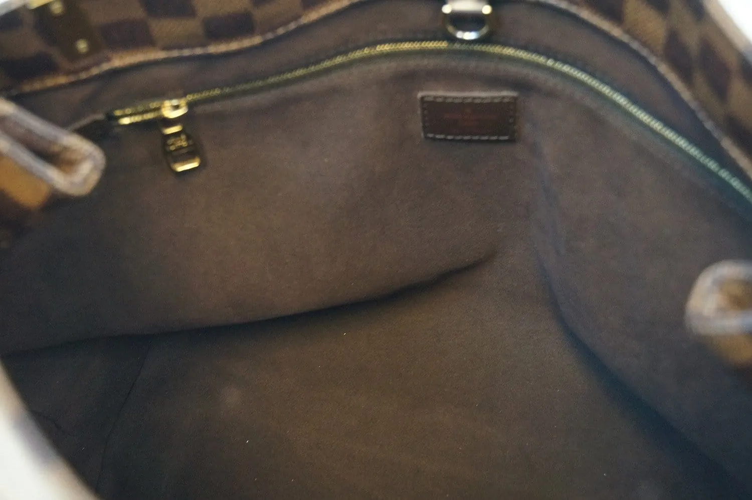 LOUIS VUITTON Damier Ebene Marylebone GM Shoulder Handbag