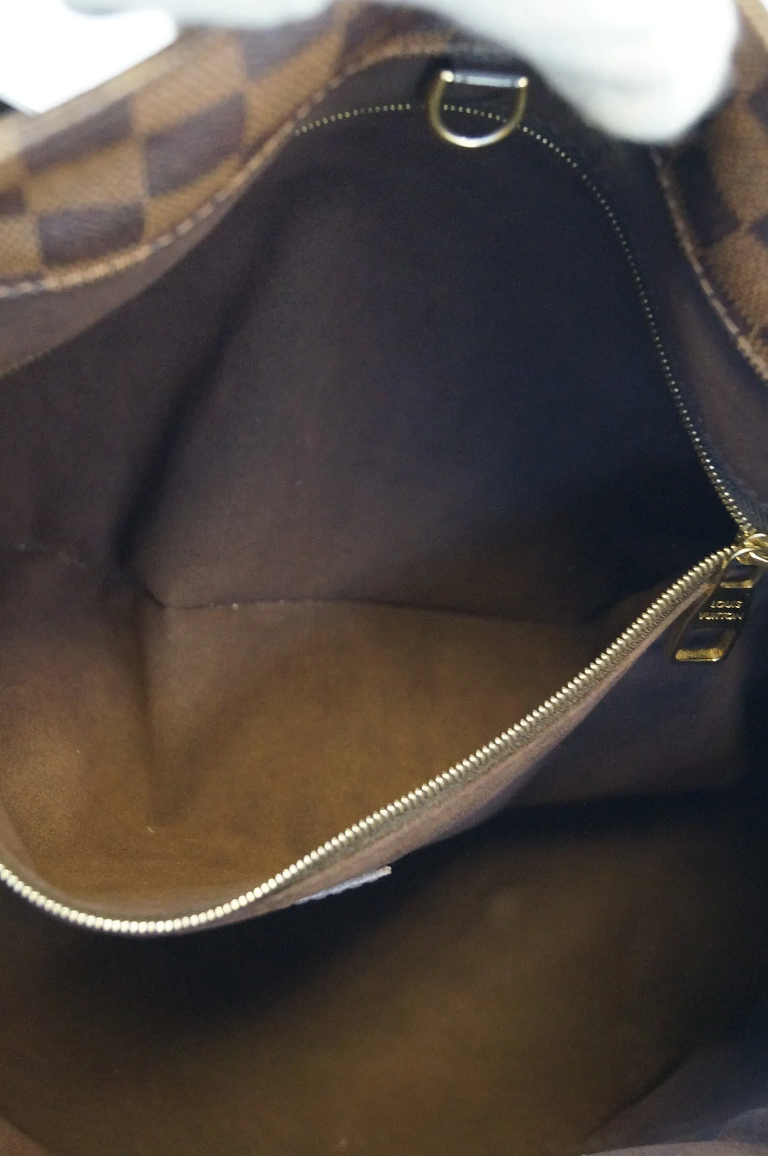 LOUIS VUITTON Damier Ebene Marylebone GM Shoulder Handbag