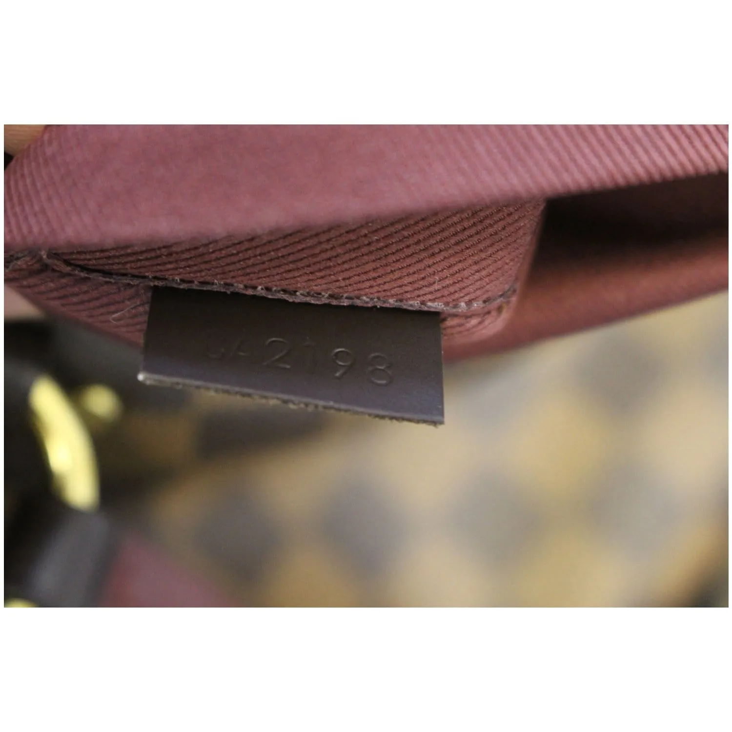 LOUIS VUITTON Lymington Damier Ebene Shoulder Handbag Brown