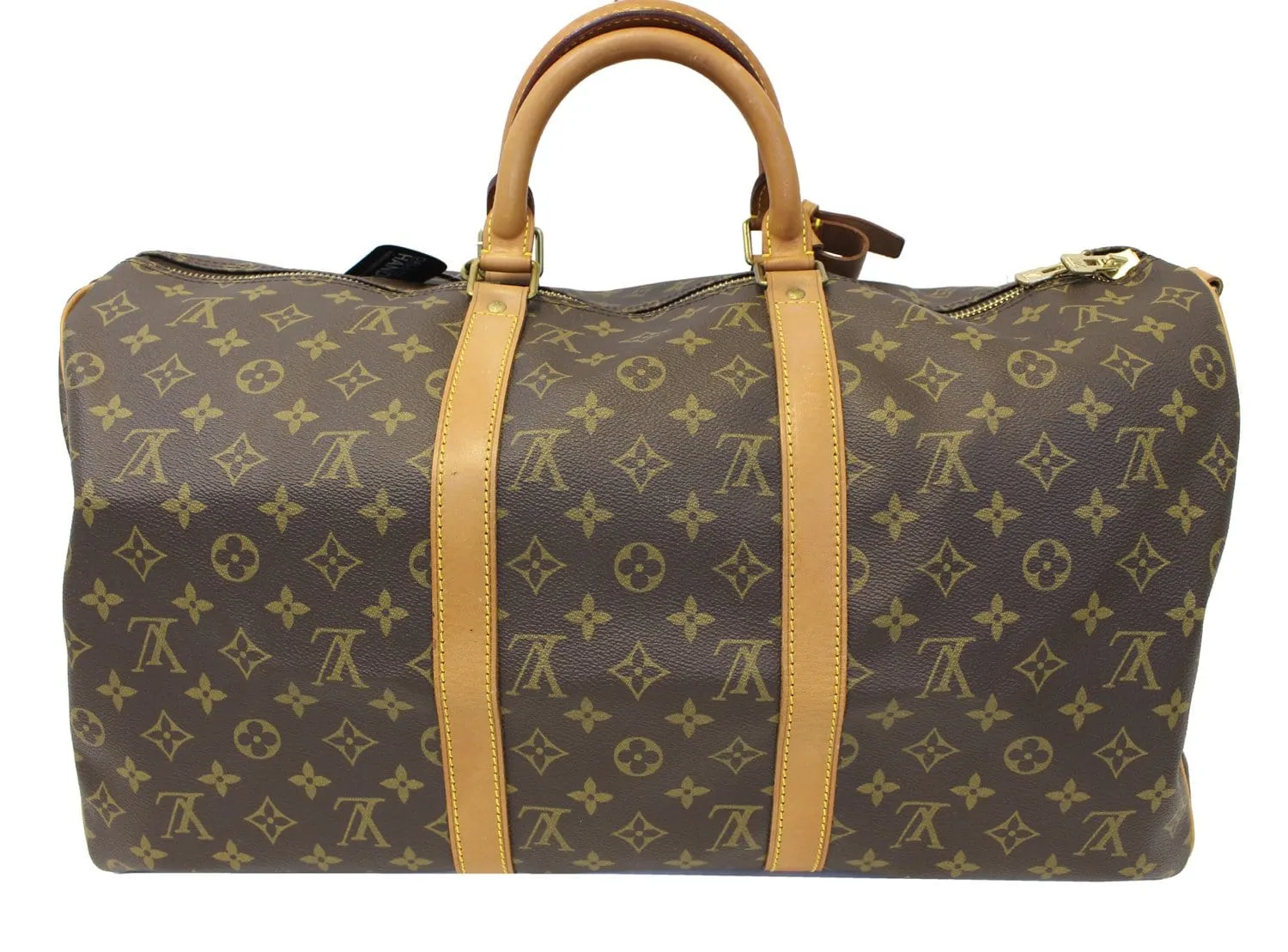 LOUIS VUITTON Monogram Canvas Keepall 50 Bandouliere Bag