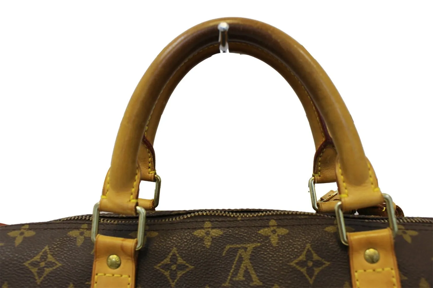 LOUIS VUITTON Monogram Canvas Keepall 60 Bandouliere Bag
