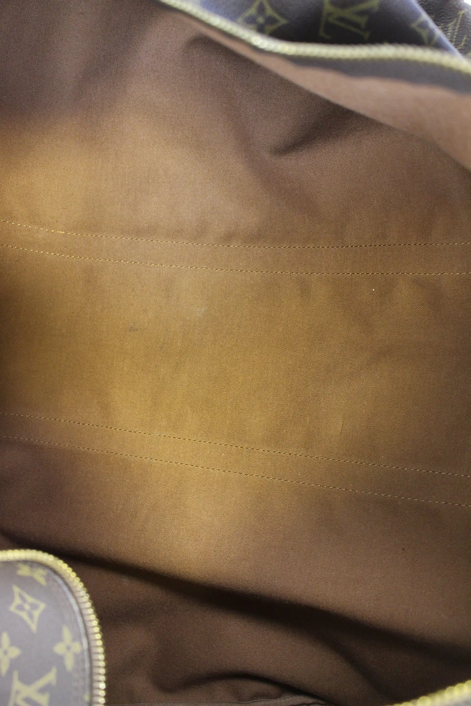 LOUIS VUITTON Monogram Canvas Keepall 60 Bandouliere Bag