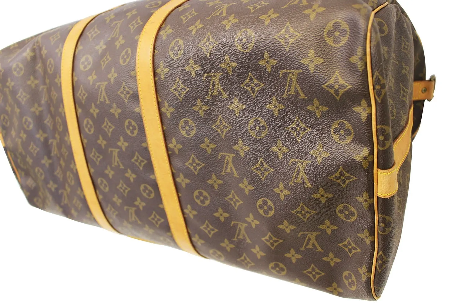 LOUIS VUITTON Monogram Canvas Keepall 60 Bandouliere Bag