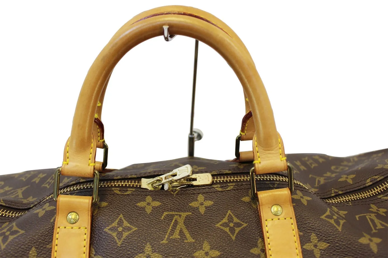 LOUIS VUITTON Monogram Canvas Keepall Bandouliere 60 Travel Bag