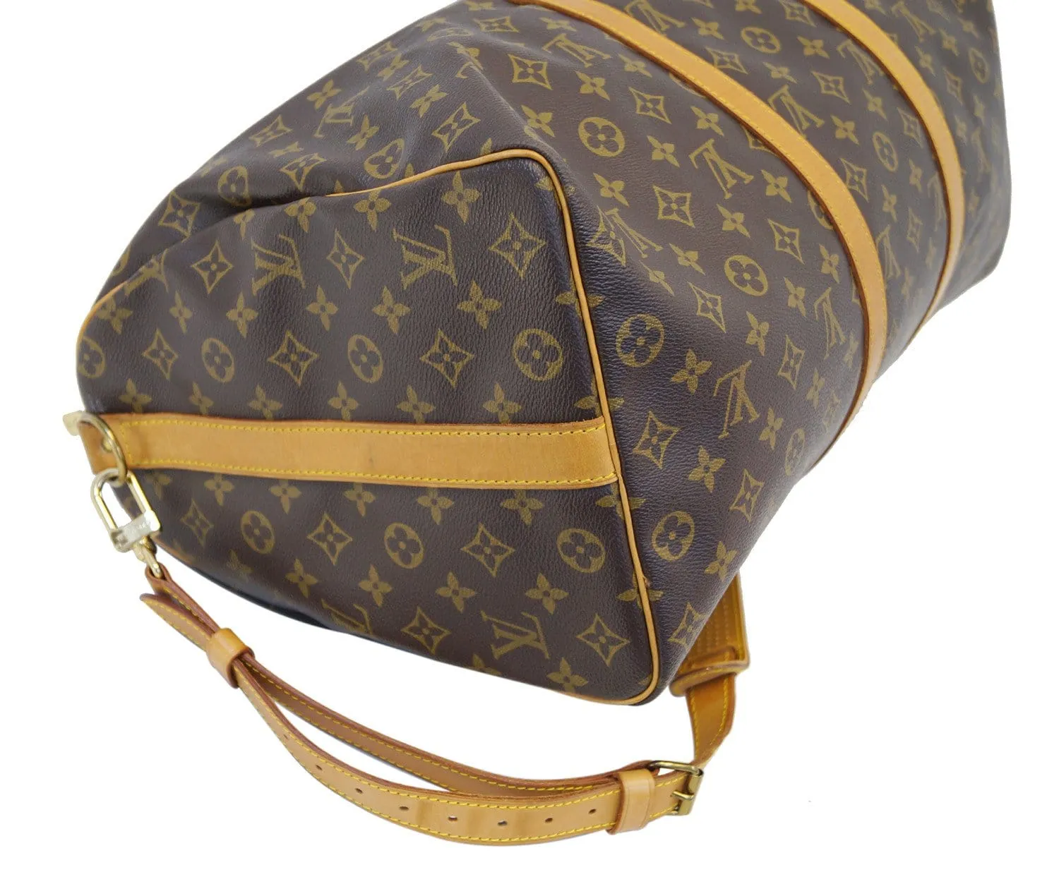 LOUIS VUITTON Monogram Keepall Bandouliere 50 Travel Bag