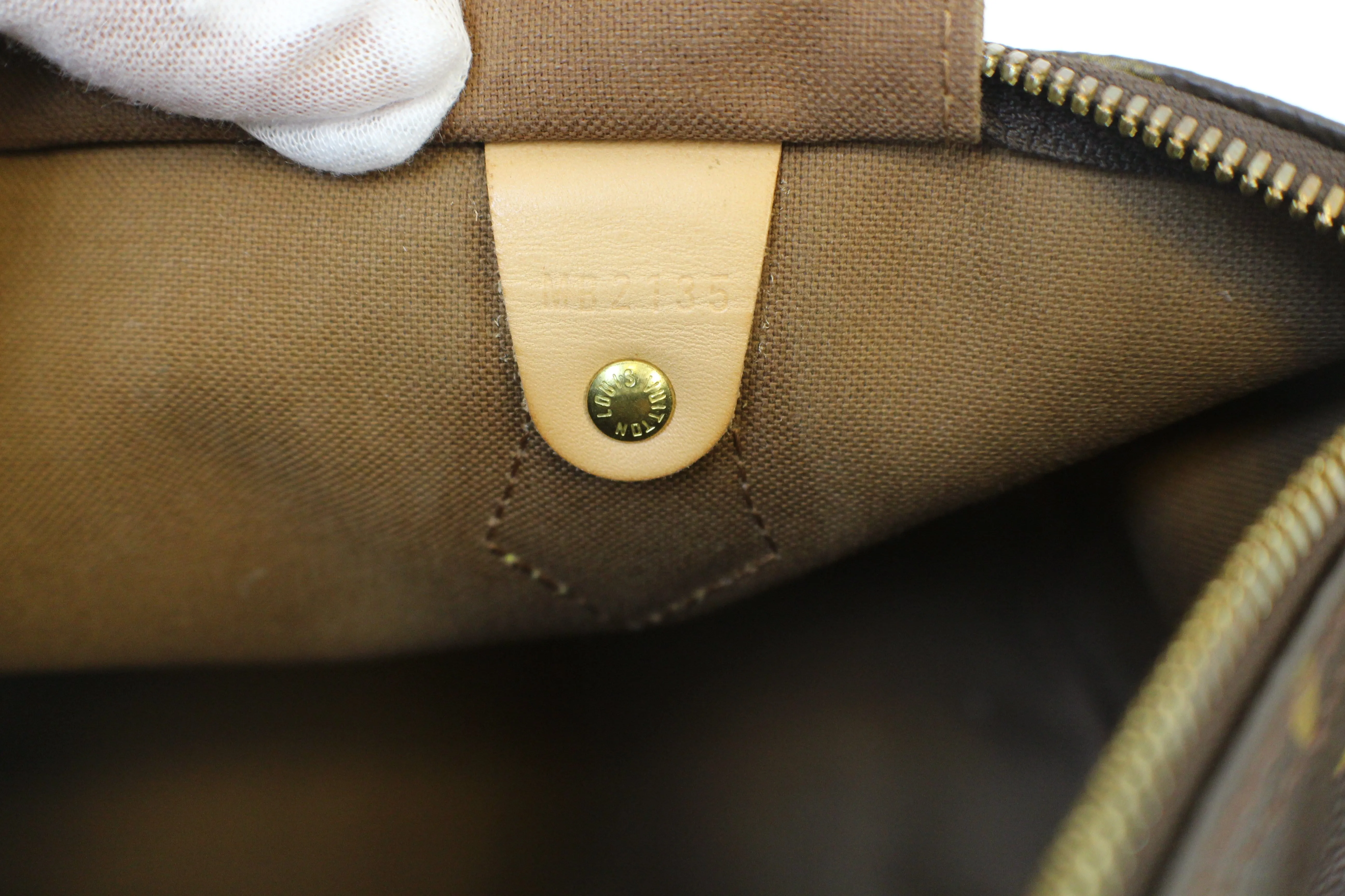 LOUIS VUITTON Monogram Speedy 30 Bandouliere Boston Bag