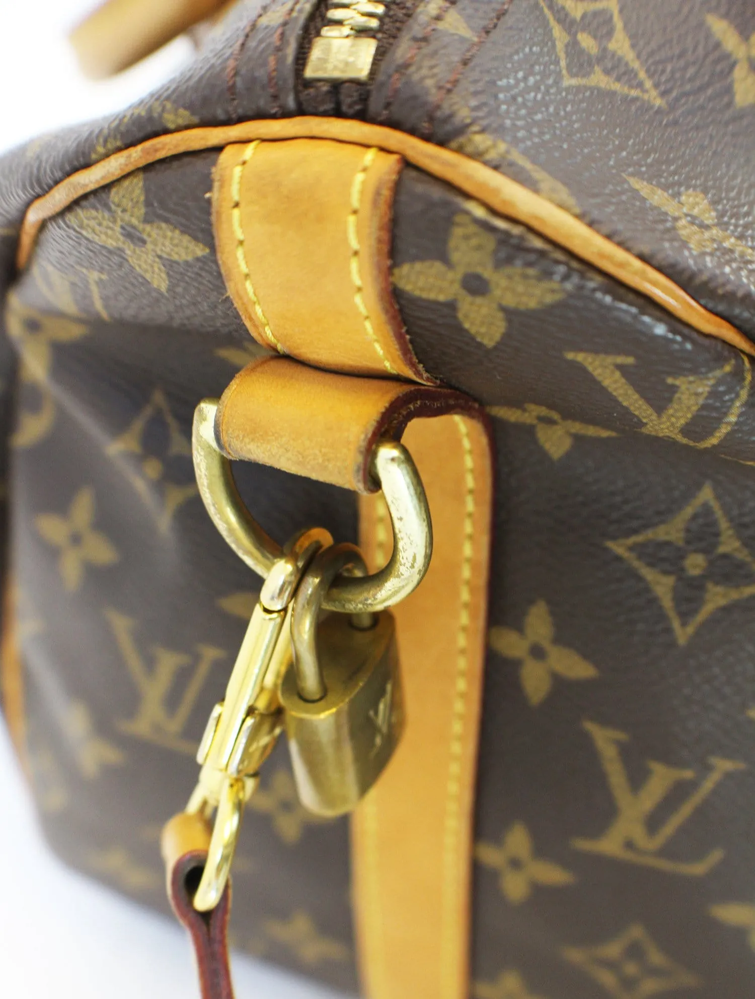 LOUIS VUITTON Monogram Speedy 30 Bandouliere Boston Bag