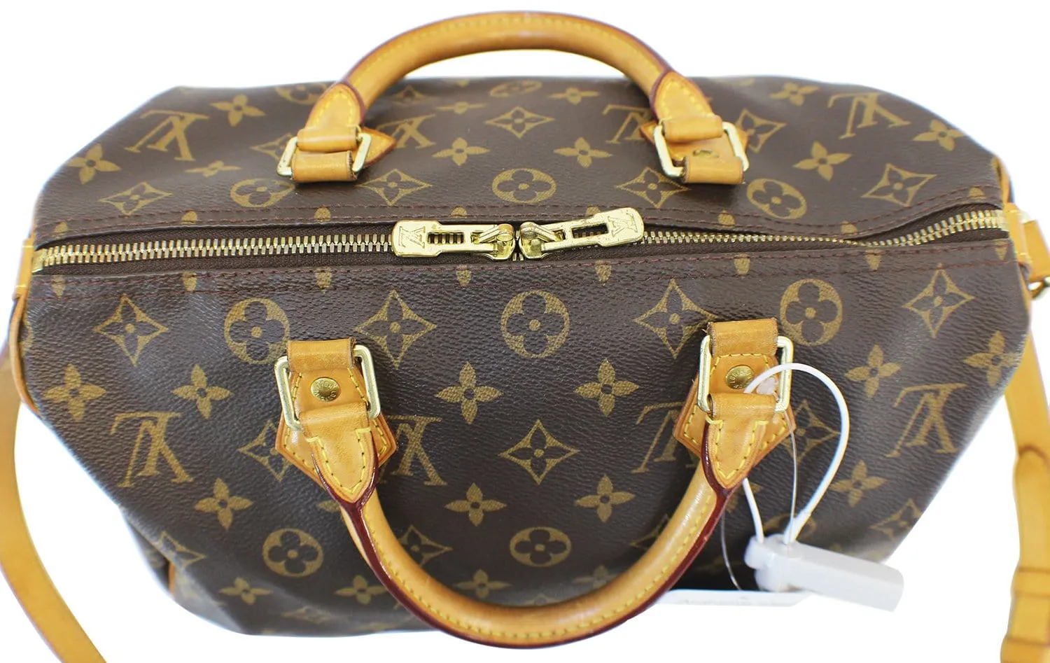 LOUIS VUITTON Monogram Speedy 30 Bandouliere Boston Bag