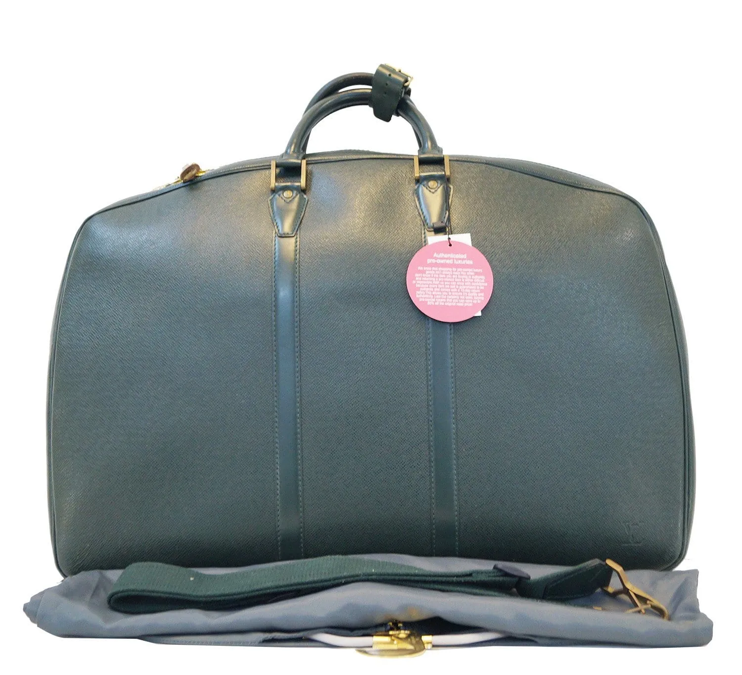 LOUIS VUITTON Taiga Acajou Helanga 1 Poche Boston Bag - Final Call