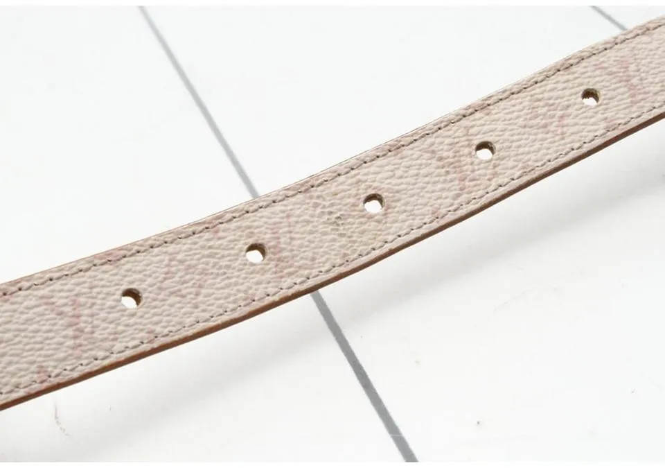 Louis Vuitton Ultra Rare Cherry Blossom Pink Monogram Belt 70/28 860753