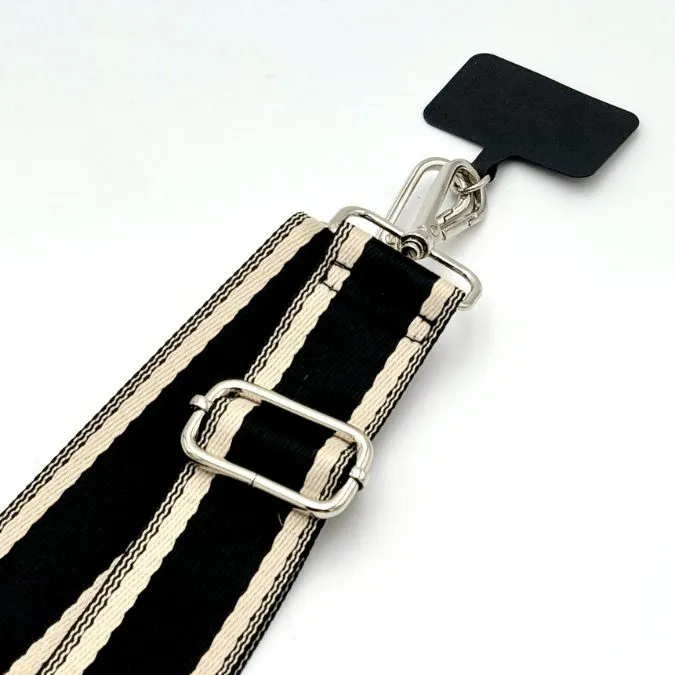 Luxe Noir Cream Woven Strap