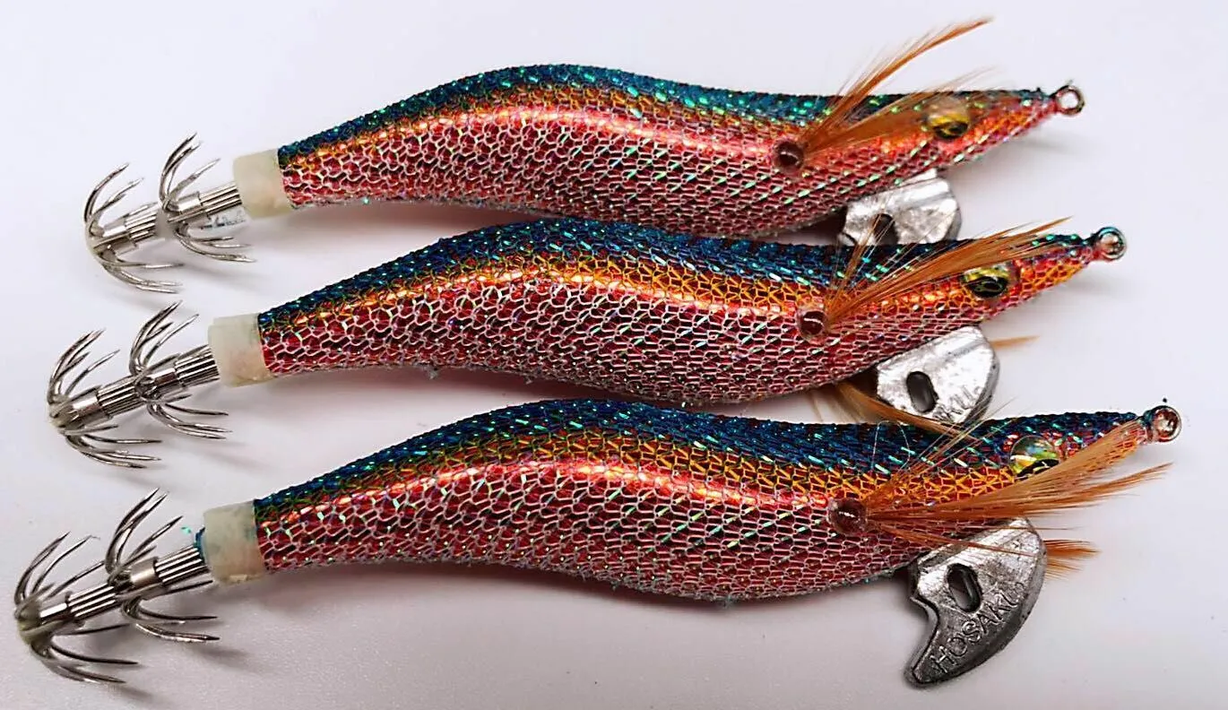 Masterpro 3 Pcs 2.5/3.0/3.5/4.0 Quality Squid Jig Fishing Hook 157#