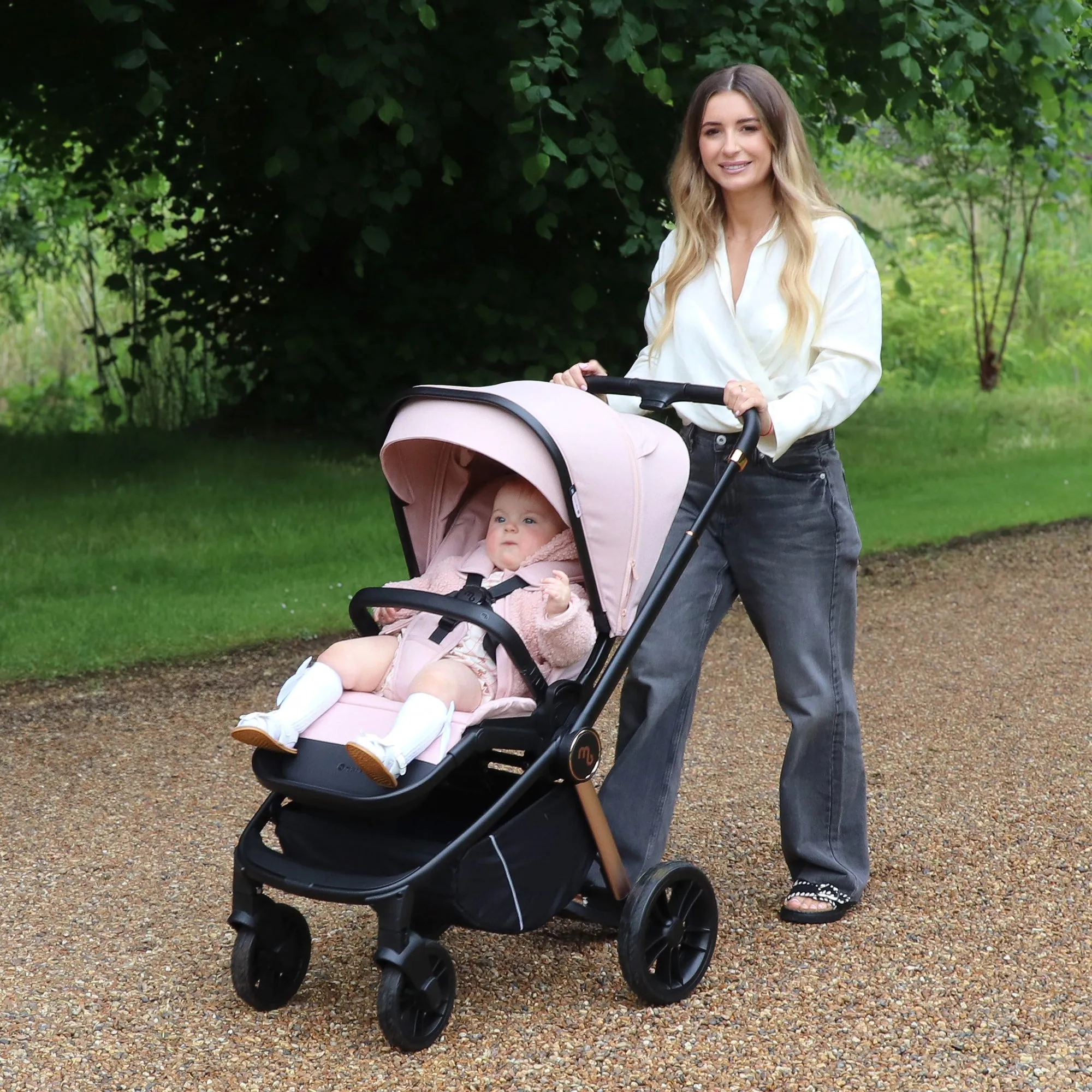 MB450i 3-in-1 Travel System with Base - Pastel Pink