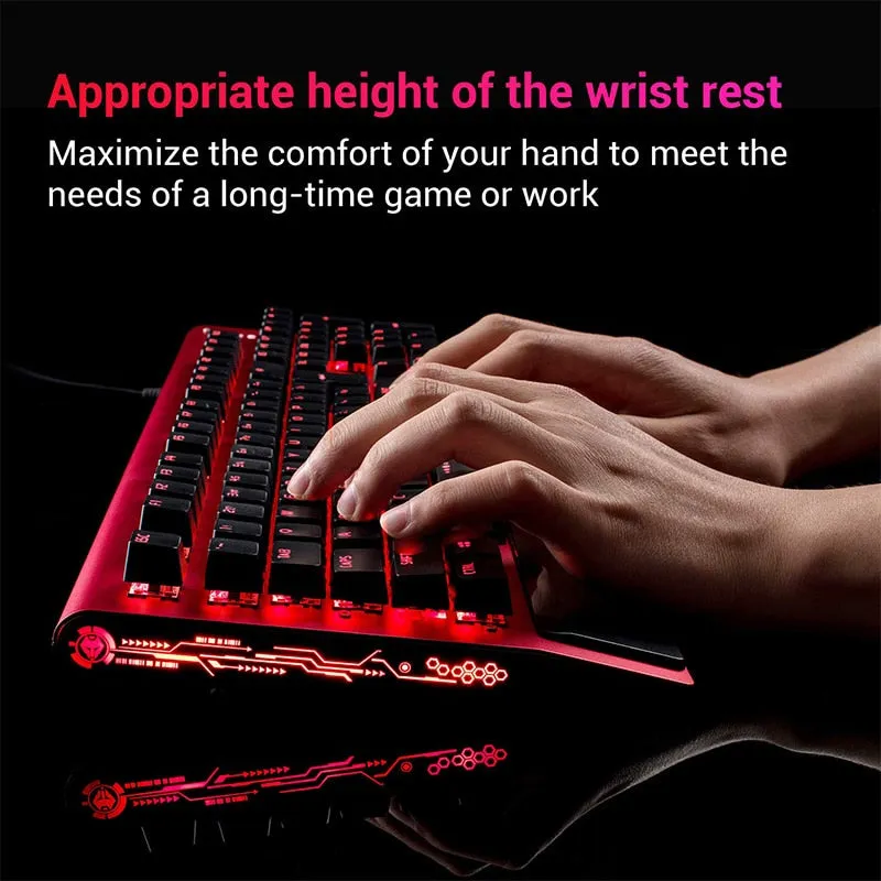 Mechanical Keyboard, Mouse With Gaming Headset  USB Wired