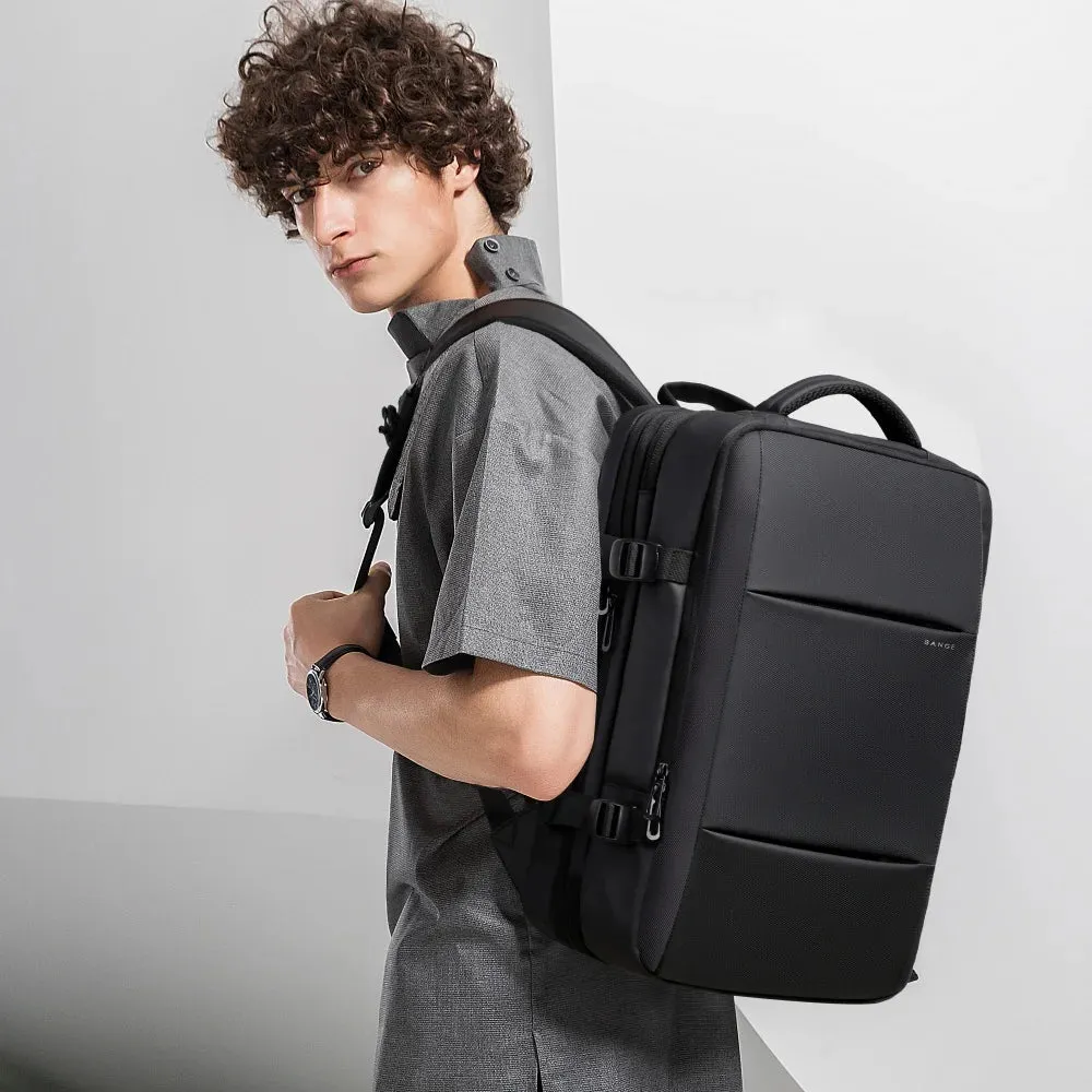 Men's Waterproof Large Capacity Hiking Travel Expandable Laptop Backpack
