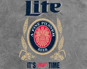 Miller Lite Beer Logo Inspired Unofficial Custom Design SVG PNG EPS AI Digital Cut Files Editable Printable