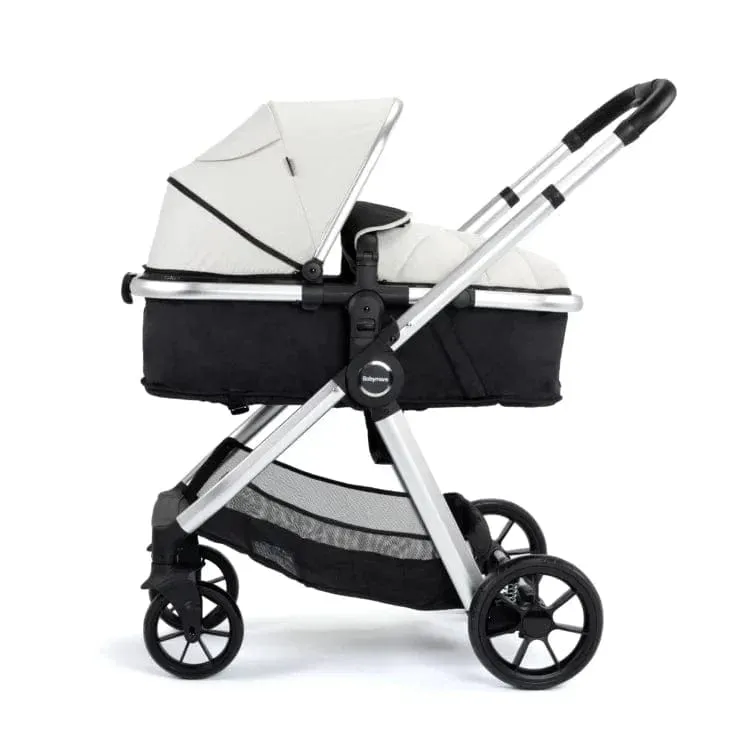 Mimi Travel System Pecan i-Size Car Seat with ISOFIX Base – Silver