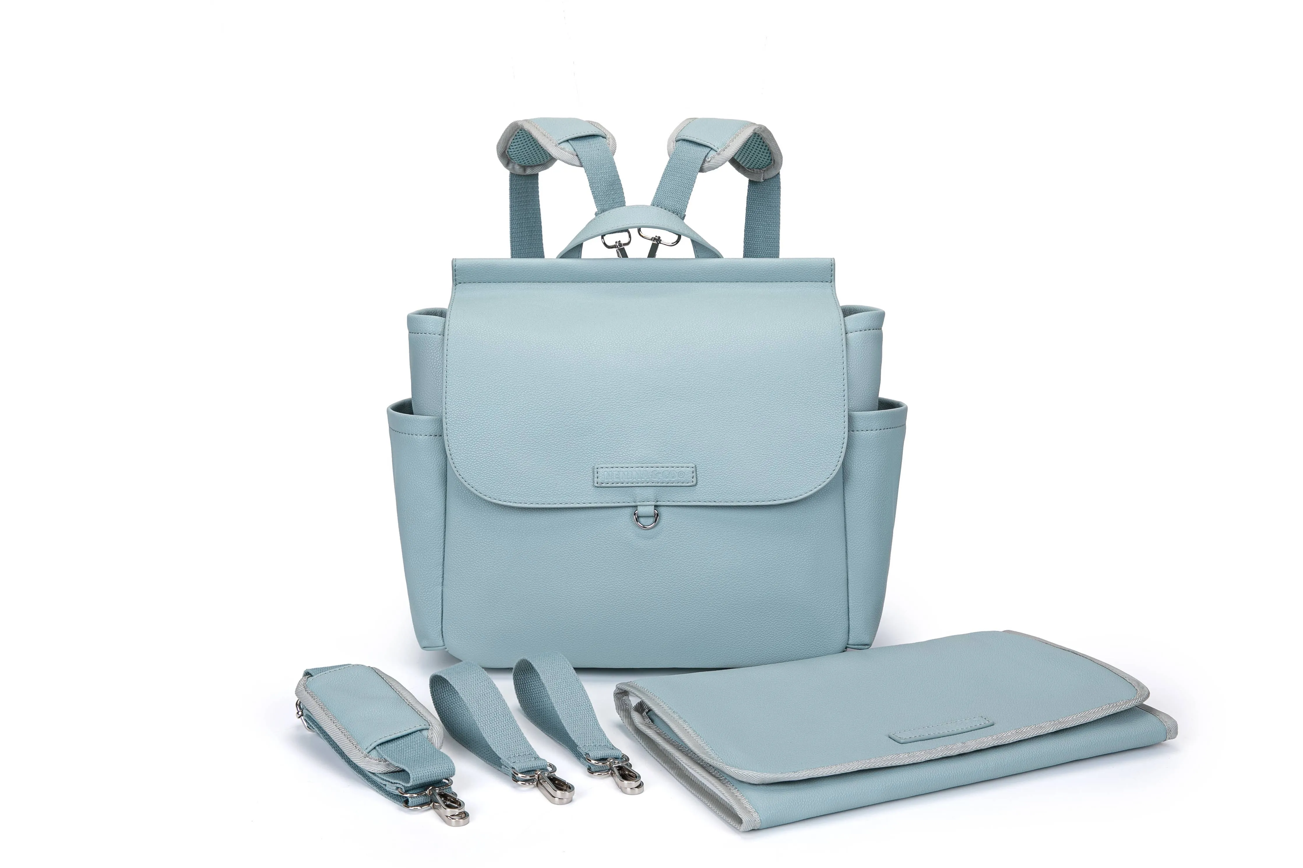 MIREM By Nenina & Co Dusty Blue Maternal Bag   Gift Changer