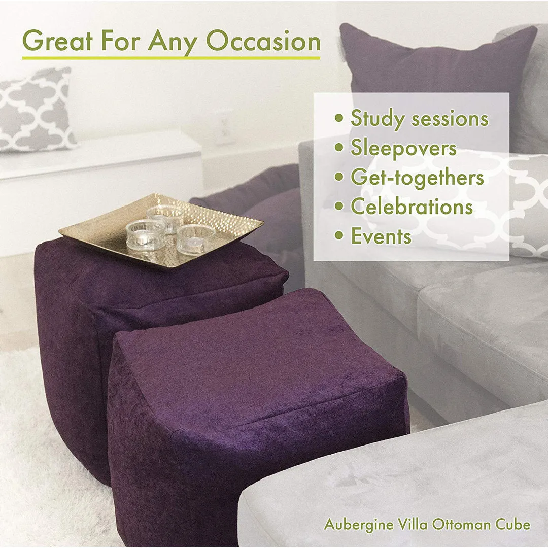 Missouri Cube Ottoman Alwyn Home