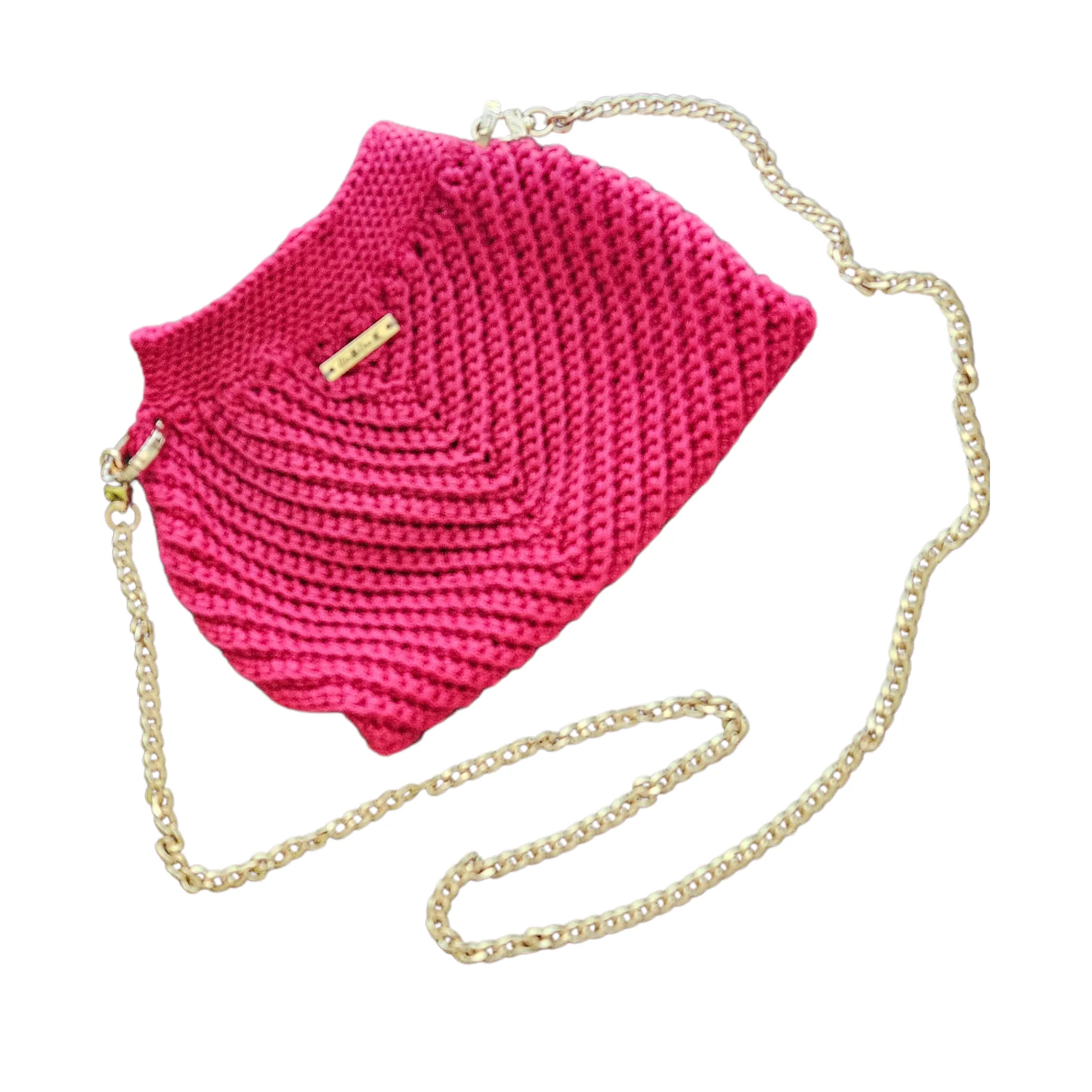 Modern Macrame Crossbody – Exclusive Handcrafted with Gold Accents
