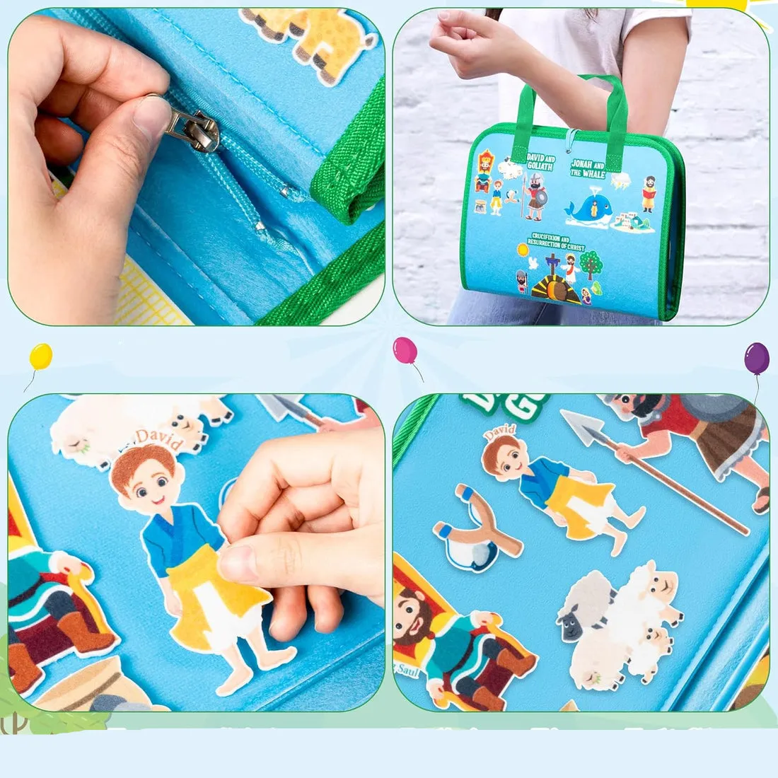 Montessori Bible Stories Felt Book