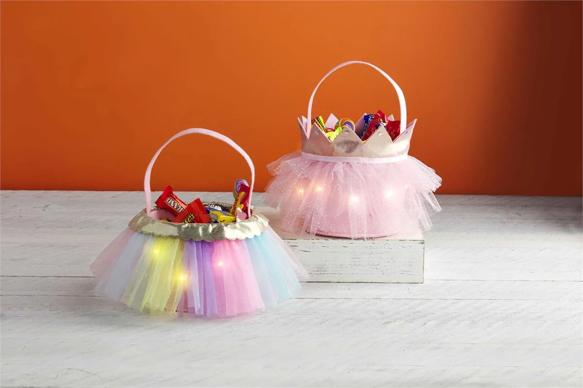 Mud Pie Light Up Halloween Tutu Treat Bag