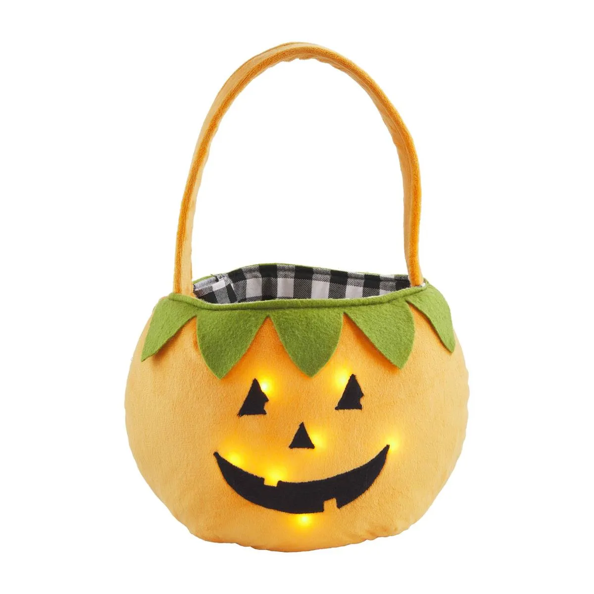 Mud Pie Light Up Pumpkin Treat Bag